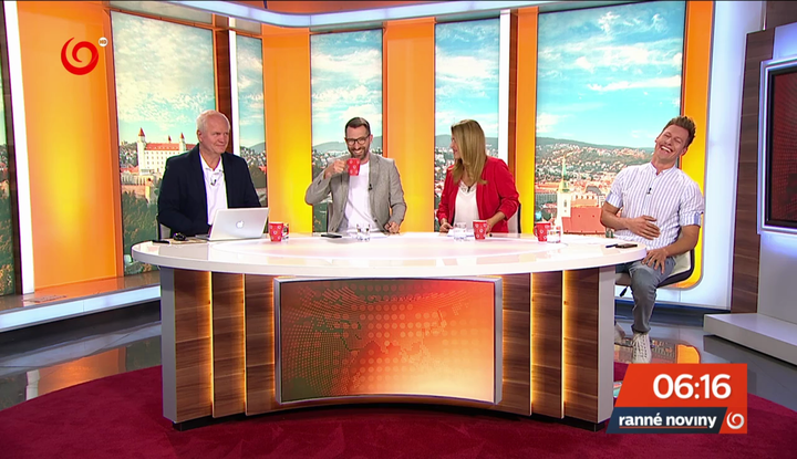 Ranné noviny - Brunov brbt rozosmial celé štúdio